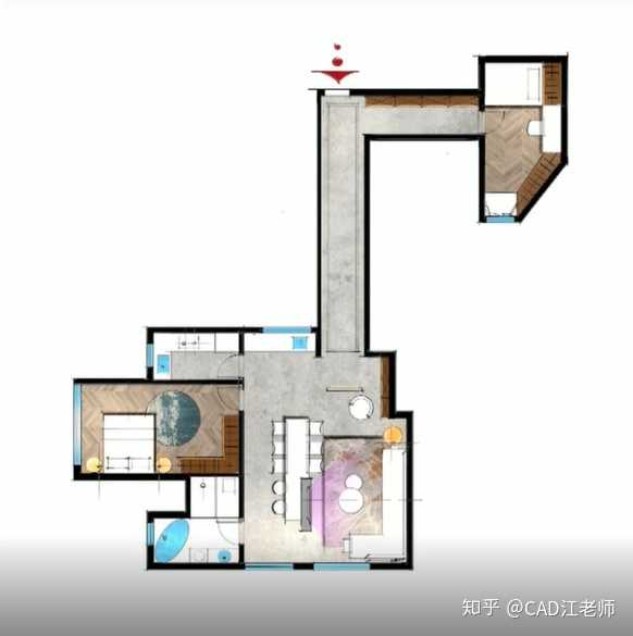 爱情公寓5里胡一菲的奇葩房型可以怎么设计