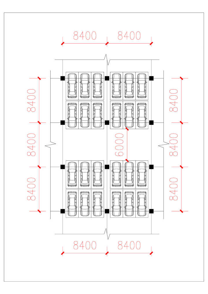 柱网和停车柱网得出的 (地库柱网的尺寸决定了地上商业的柱网尺寸)