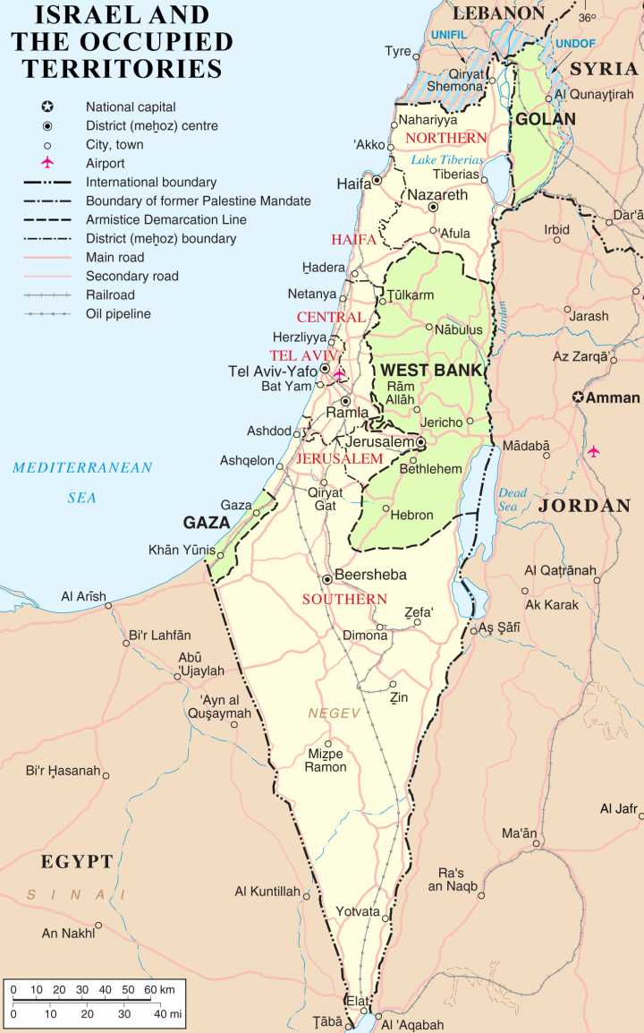 耶路撒冷的地理位置图片