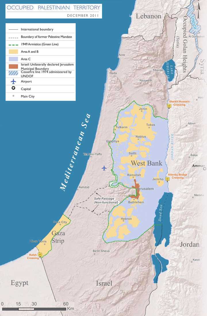 耶路撒冷的位置图片