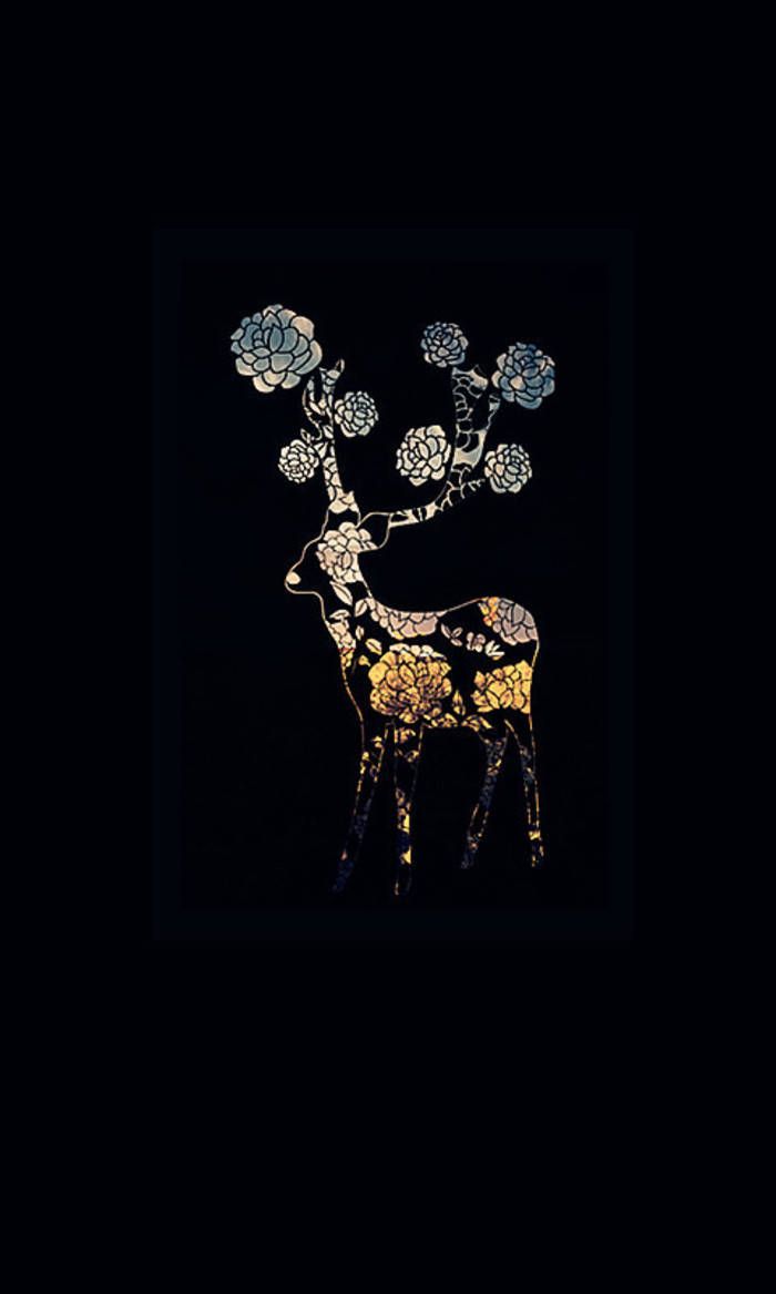 有哪些适合做手机壁纸的黑底色图片