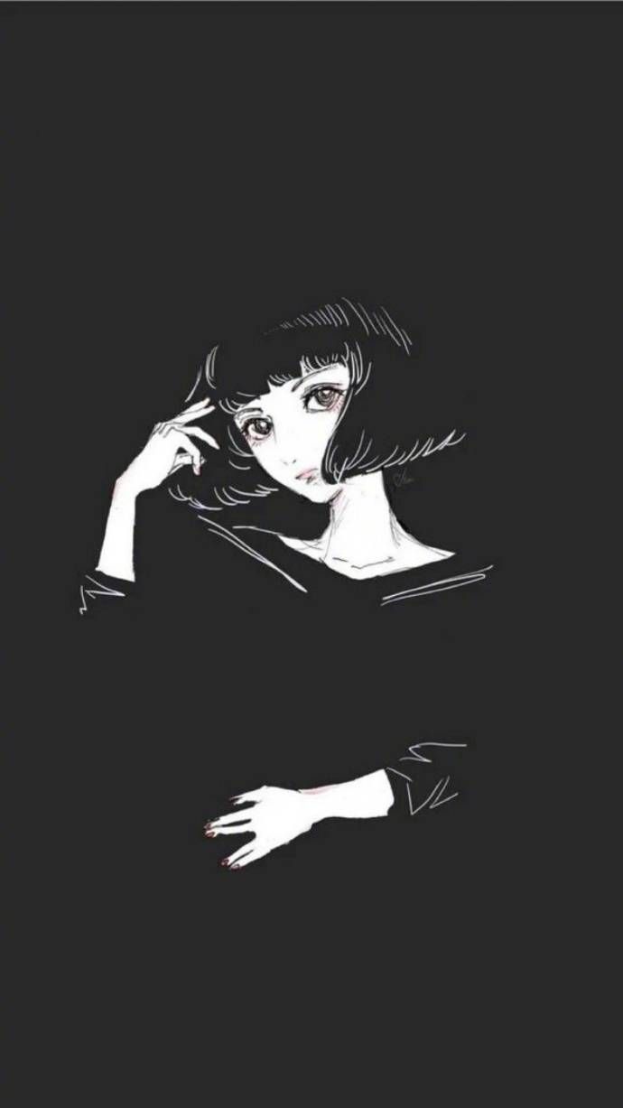 有哪些适合做手机壁纸的黑底色图片